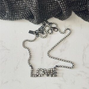 L🩶VE crystal necklace that sparkles ✨